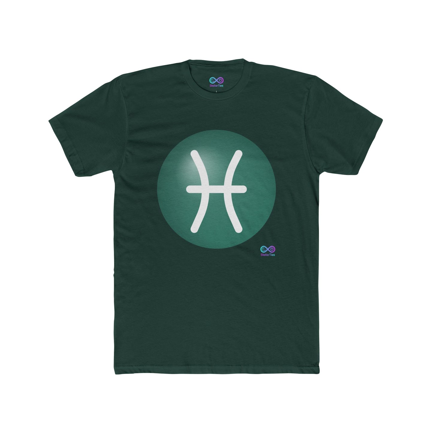 Men's Pisces Zodiac Symbol Tee