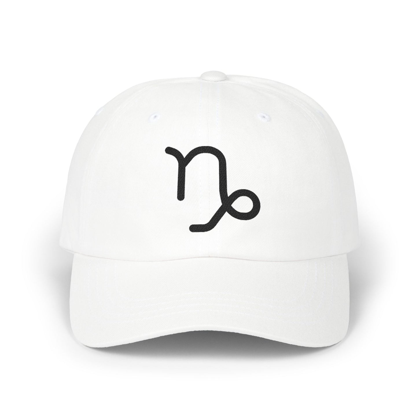 Capricorn Zodiac Hat — Black Glyph