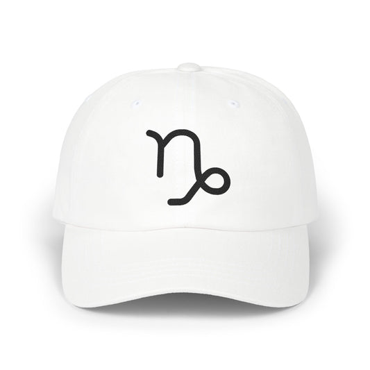 Capricorn Zodiac Hat — Black Glyph