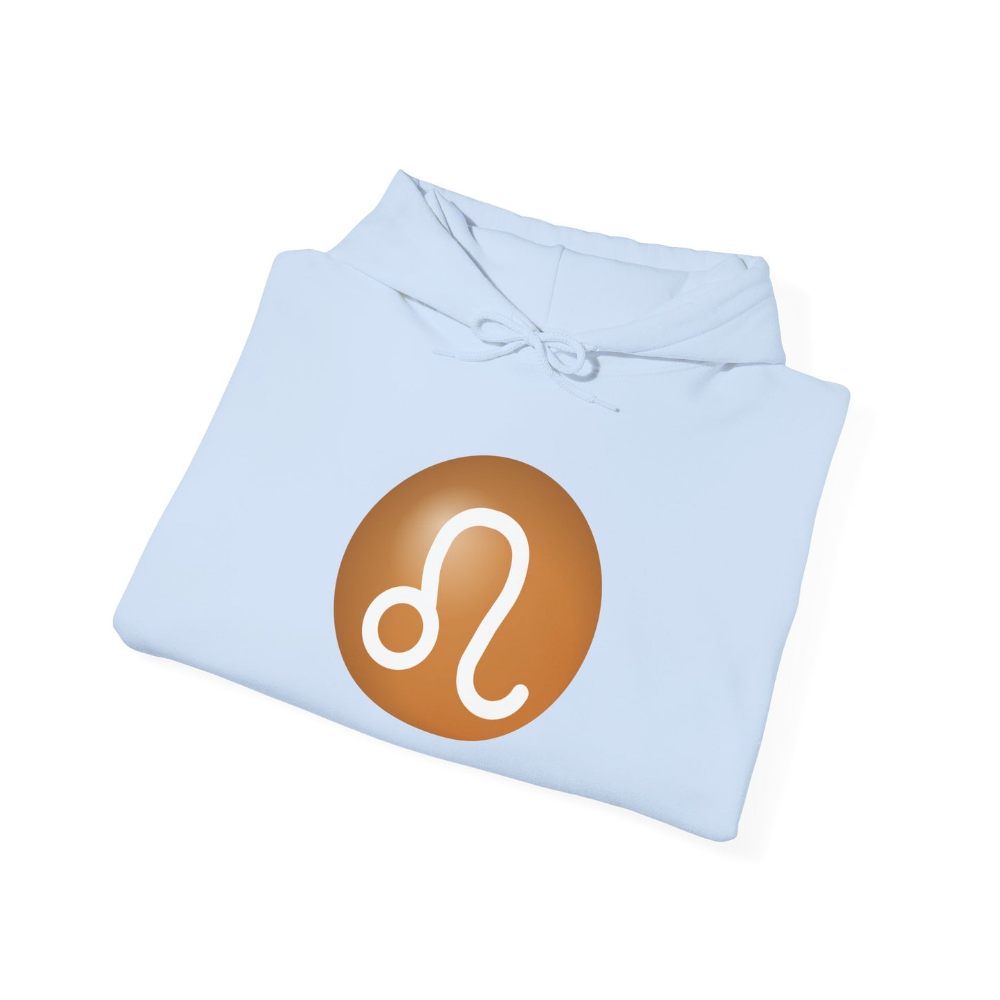 Unisex Leo Zodiac Hoodie — Astrology Glyph Sweatshirt