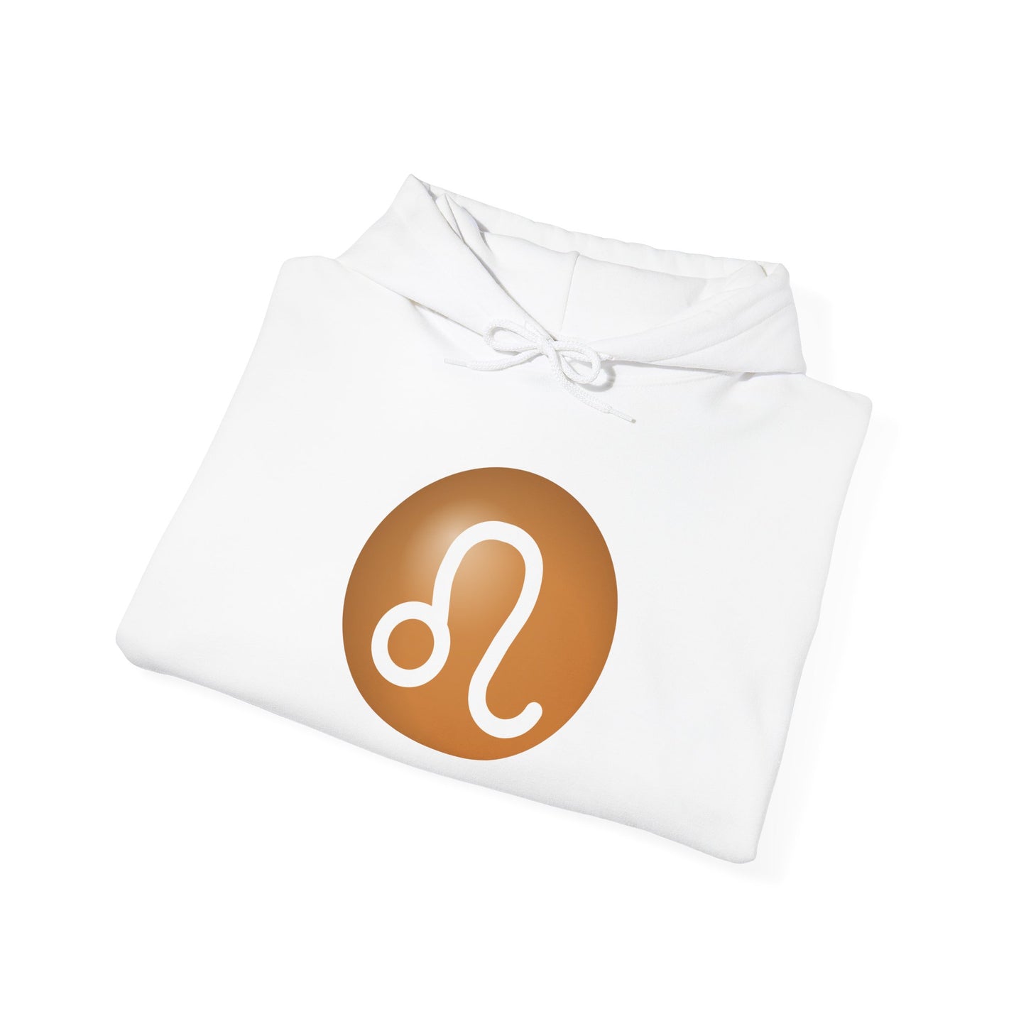 Unisex Leo Zodiac Hoodie — Astrology Glyph Sweatshirt