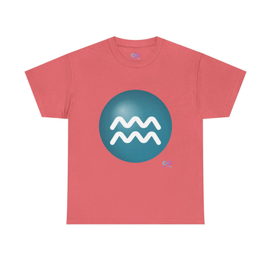 Women's Aquarius Zodiac Symbol Tee