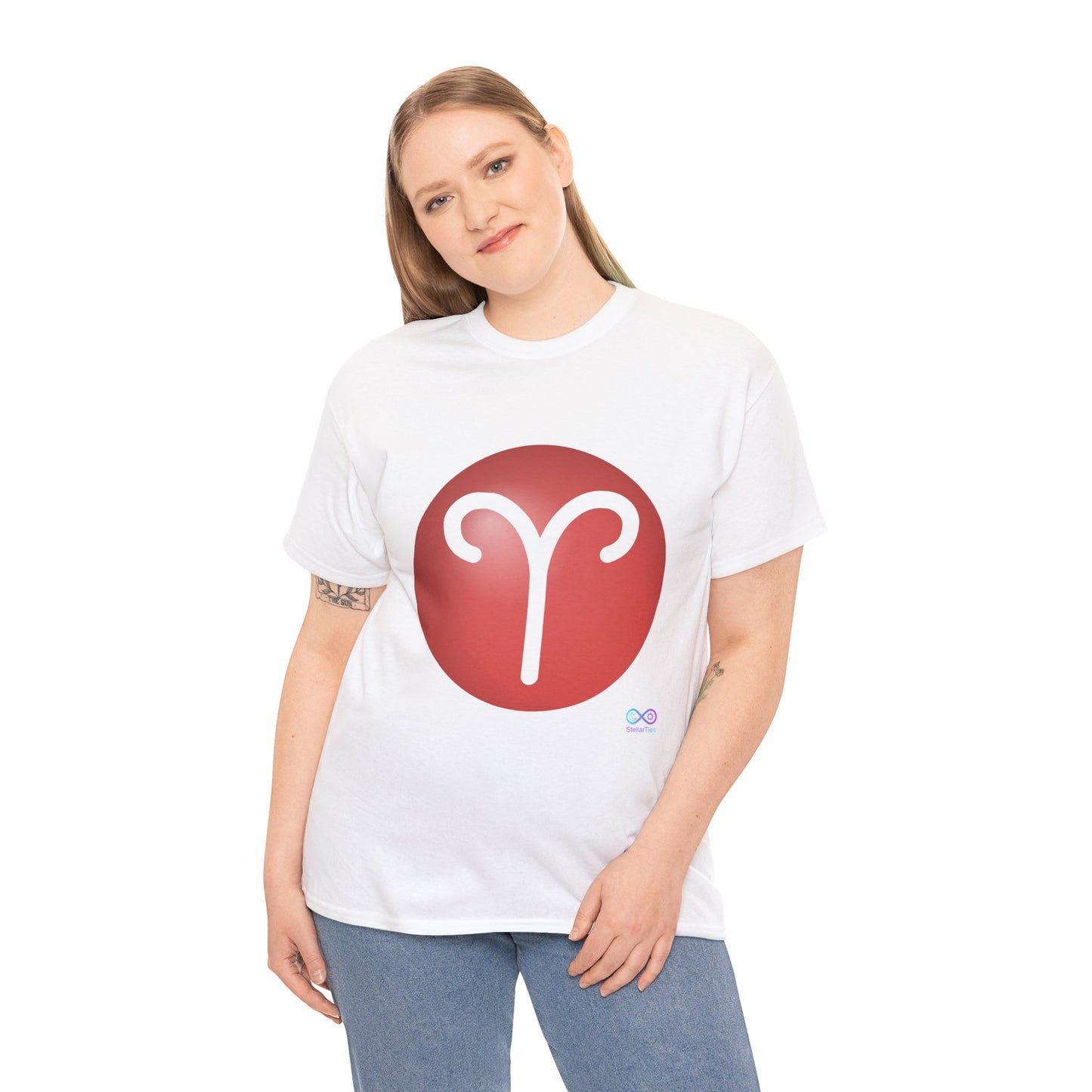 Women's Aries Zodiac Symbol Tee