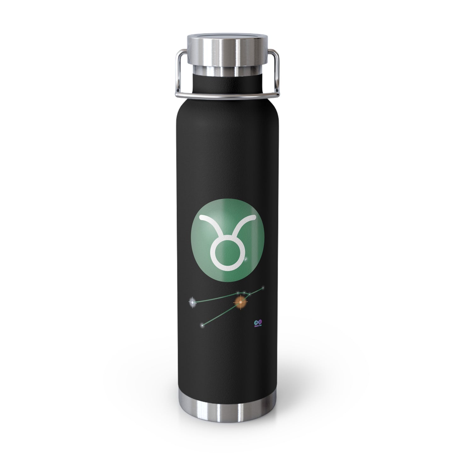 Taurus Zodiac 22oz Vacuum Bottle — Insulated Copper Stainless Water Flask