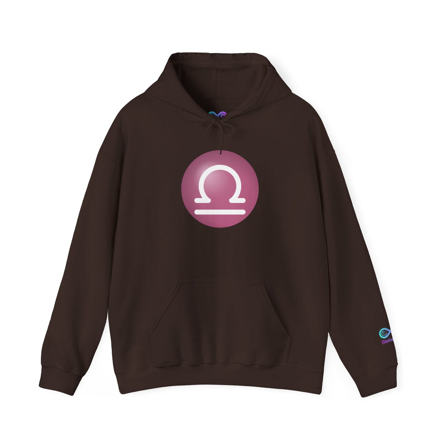 Unisex Libra Zodiac Hoodie — Astrology Glyph Sweatshirt