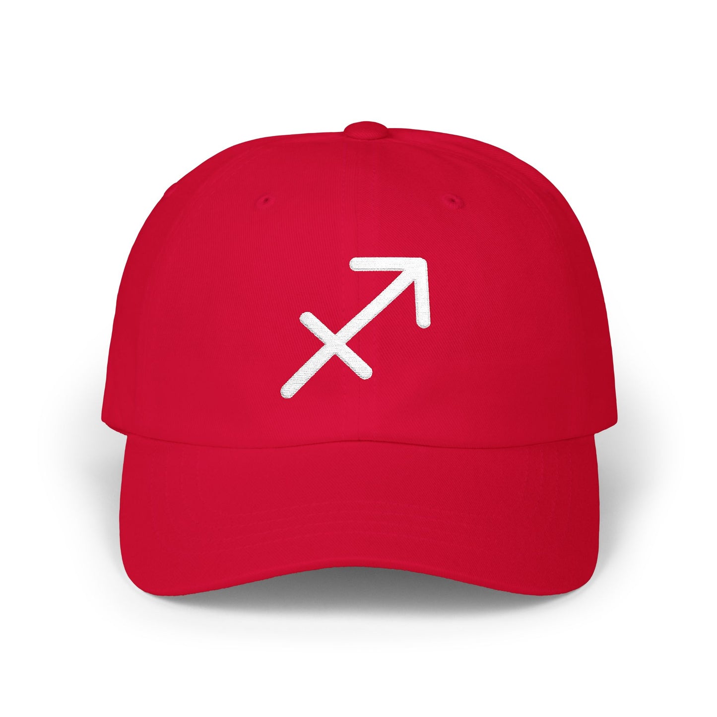 Sagittarius Zodiac Hat — White Glyph