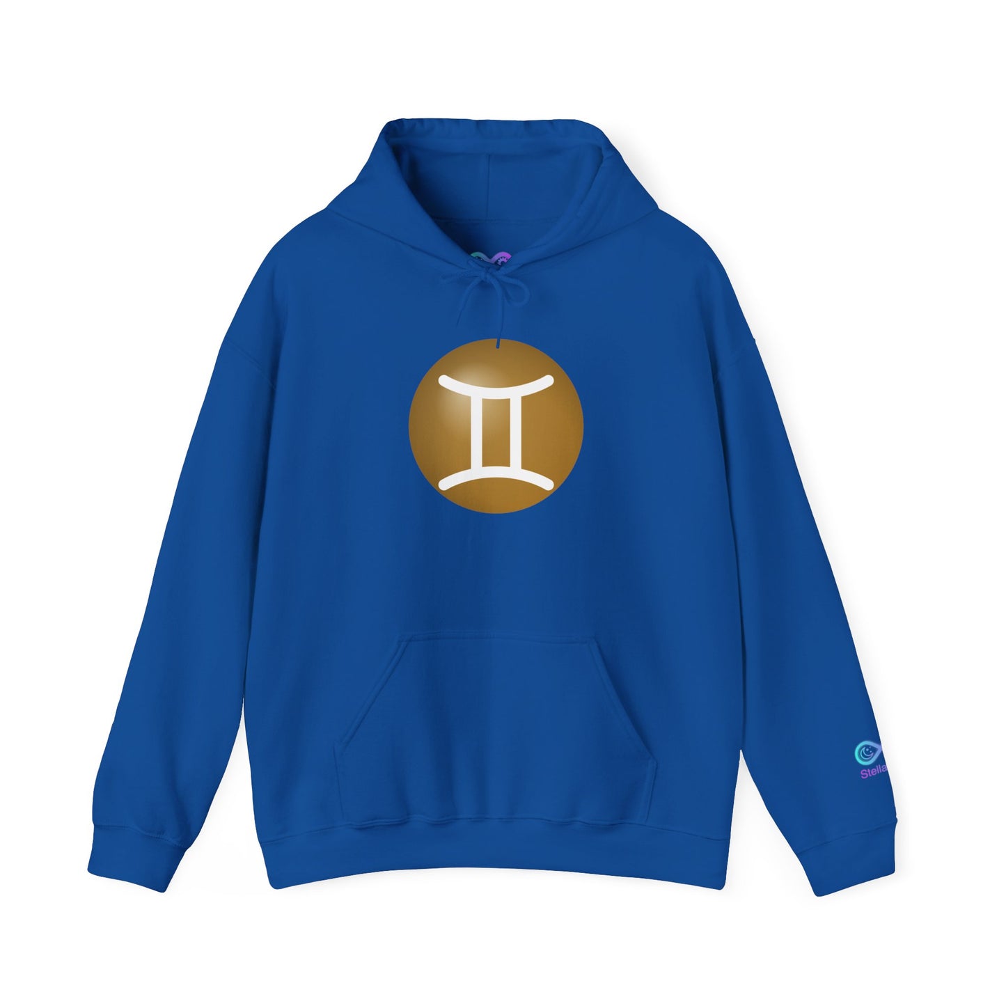 Unisex Gemini Zodiac Hoodie — Astrology Symbol Sweatshirt