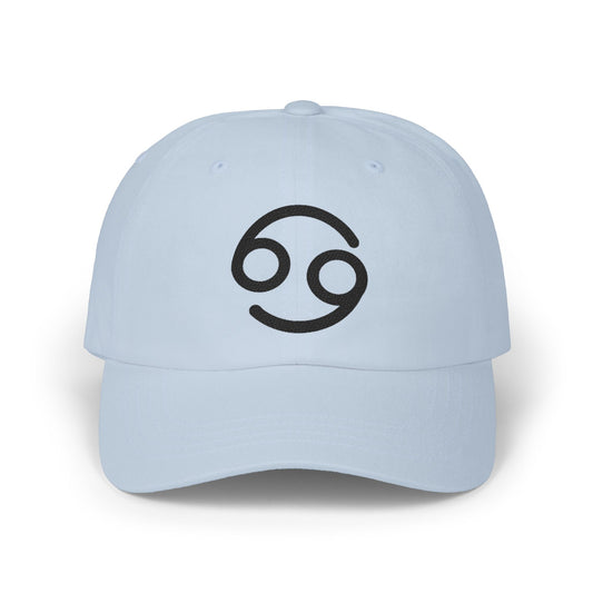 Cancer Zodiac Hat — Black Glyph