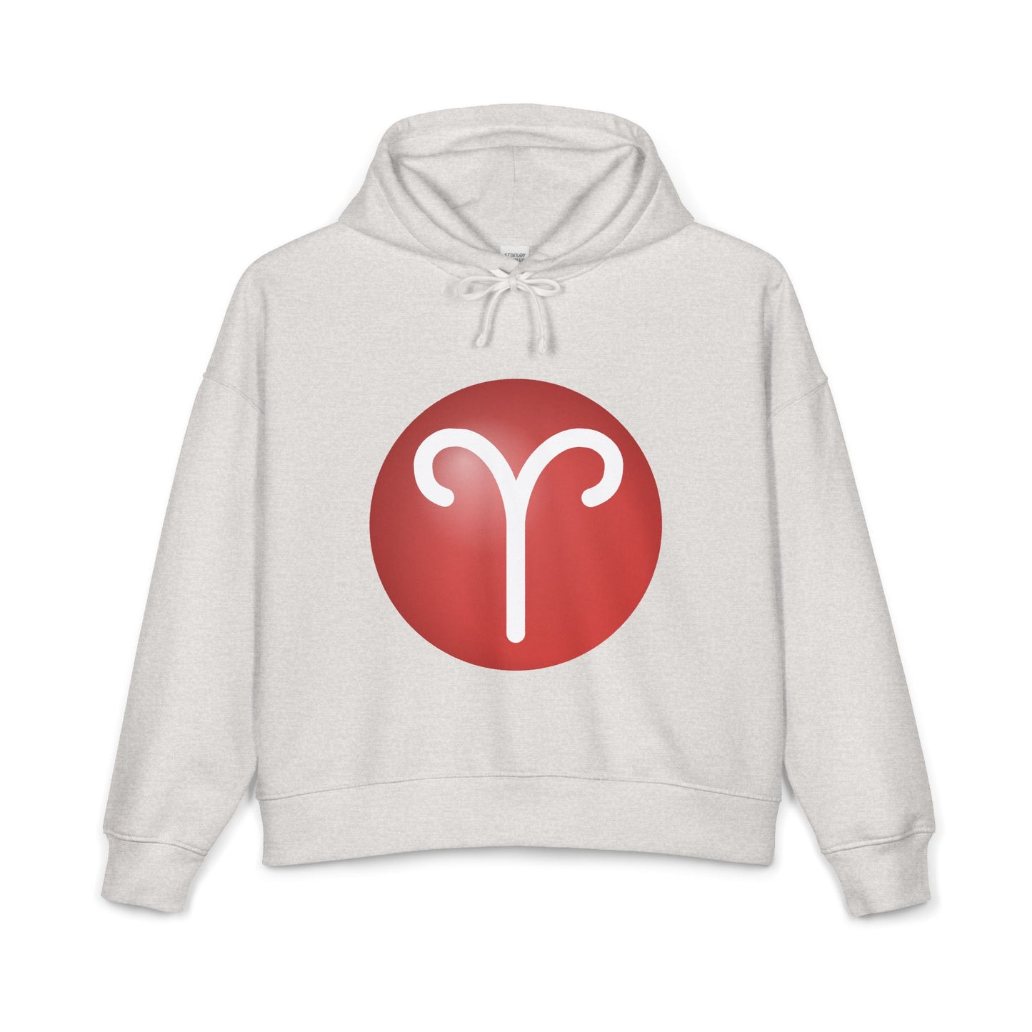 Women's Aries Zodiac Hoodie — Organic Midweight Astrology Pullover