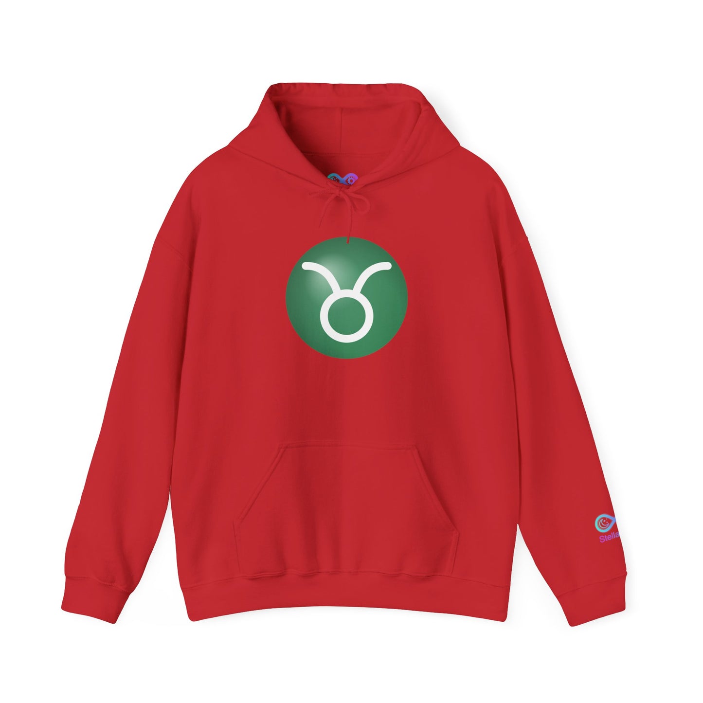 Unisex Taurus Zodiac Hoodie —  Astrology Glyph Sweatshirt