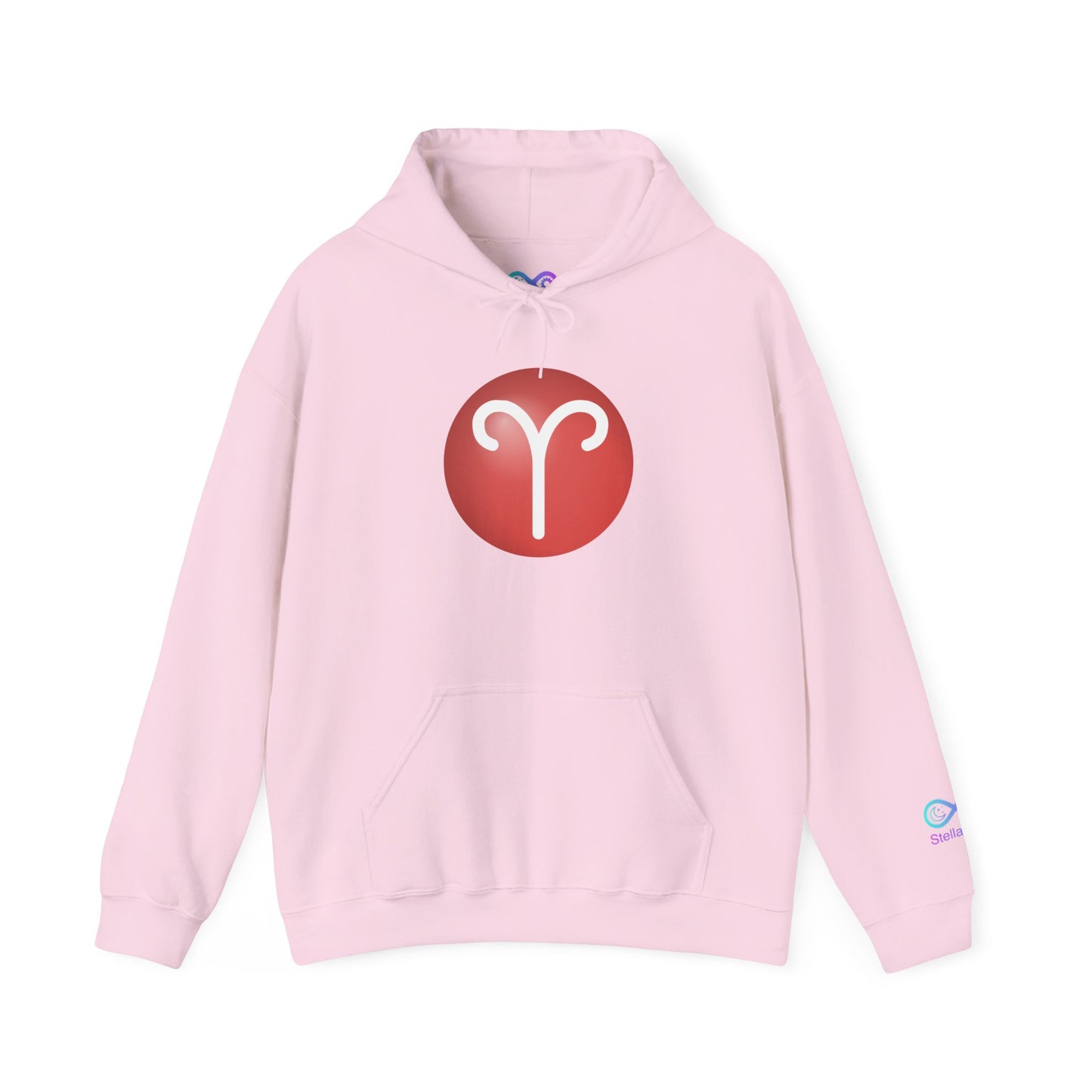 Unisex Aries Zodiac Hoodie — Astrology Glyph Pullover