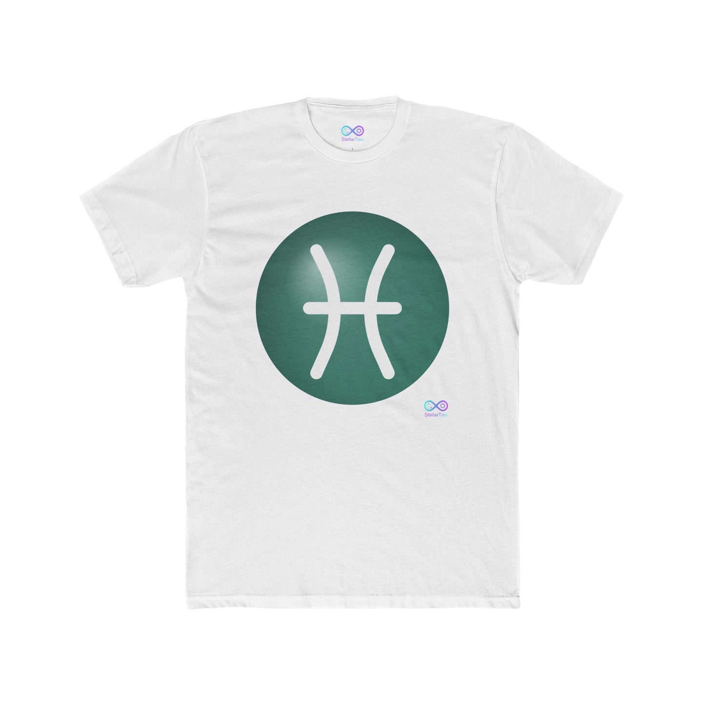 Men's Pisces Zodiac Symbol Tee