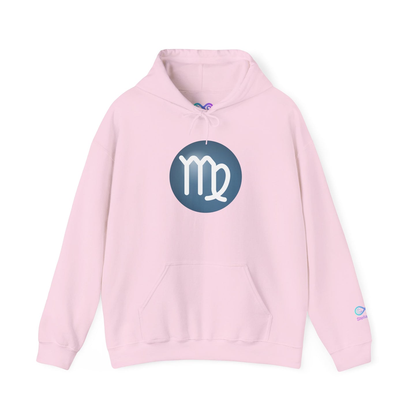 Unisex Virgo Zodiac Hoodie — Astrology Glyph Sweatshirt