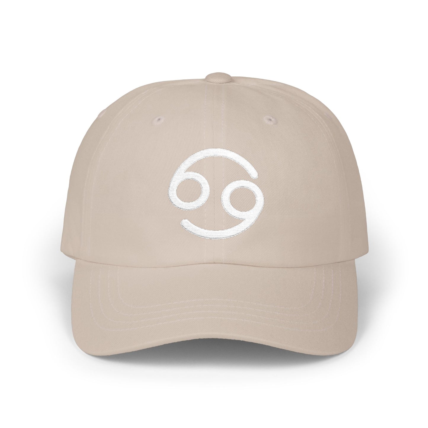 Cancer Zodiac Hat — White Glyph