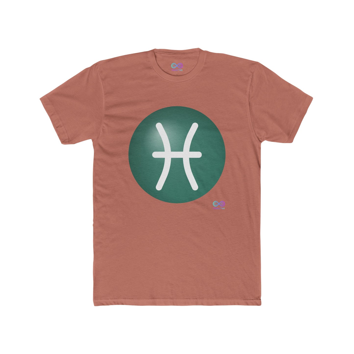 Men's Pisces Zodiac Symbol Tee
