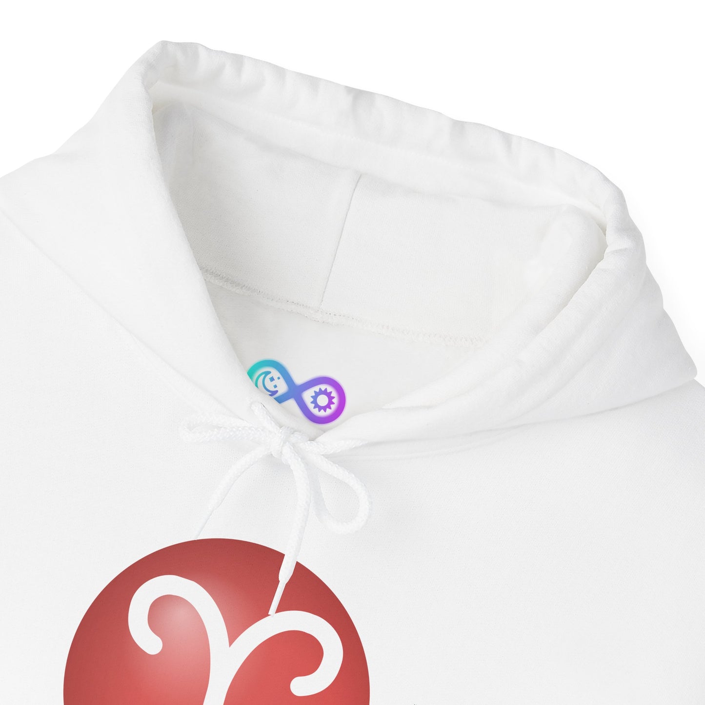 Unisex Aries Zodiac Hoodie — Astrology Glyph Pullover
