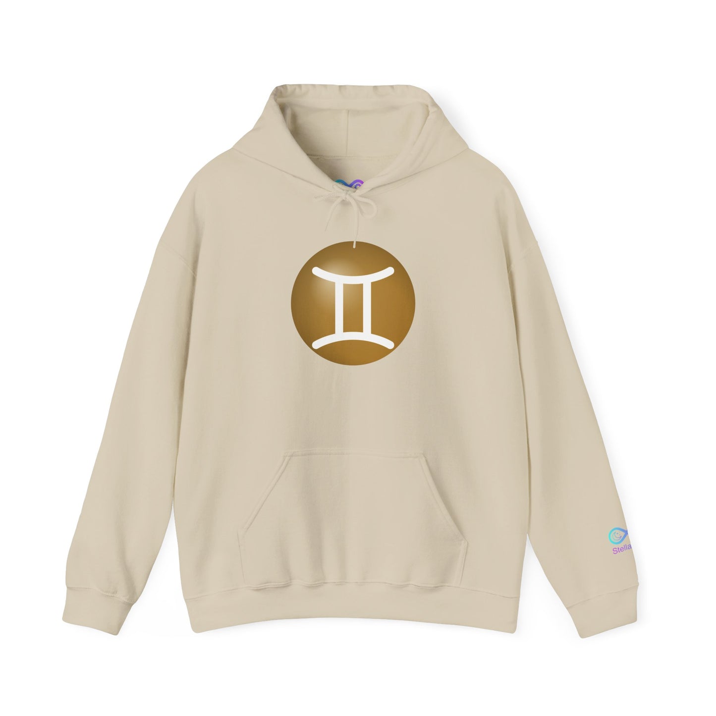 Unisex Gemini Zodiac Hoodie — Astrology Symbol Sweatshirt