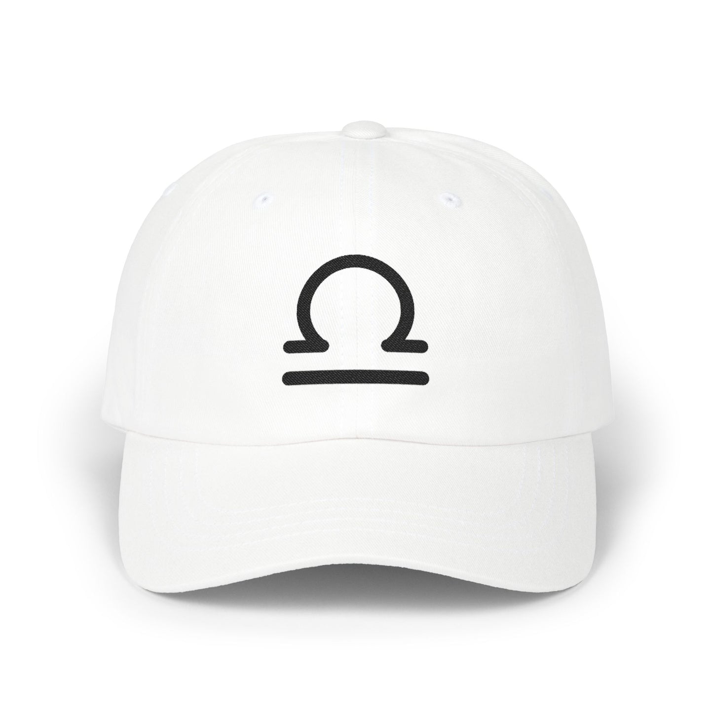 Libra Zodiac Hat — Black Glyph