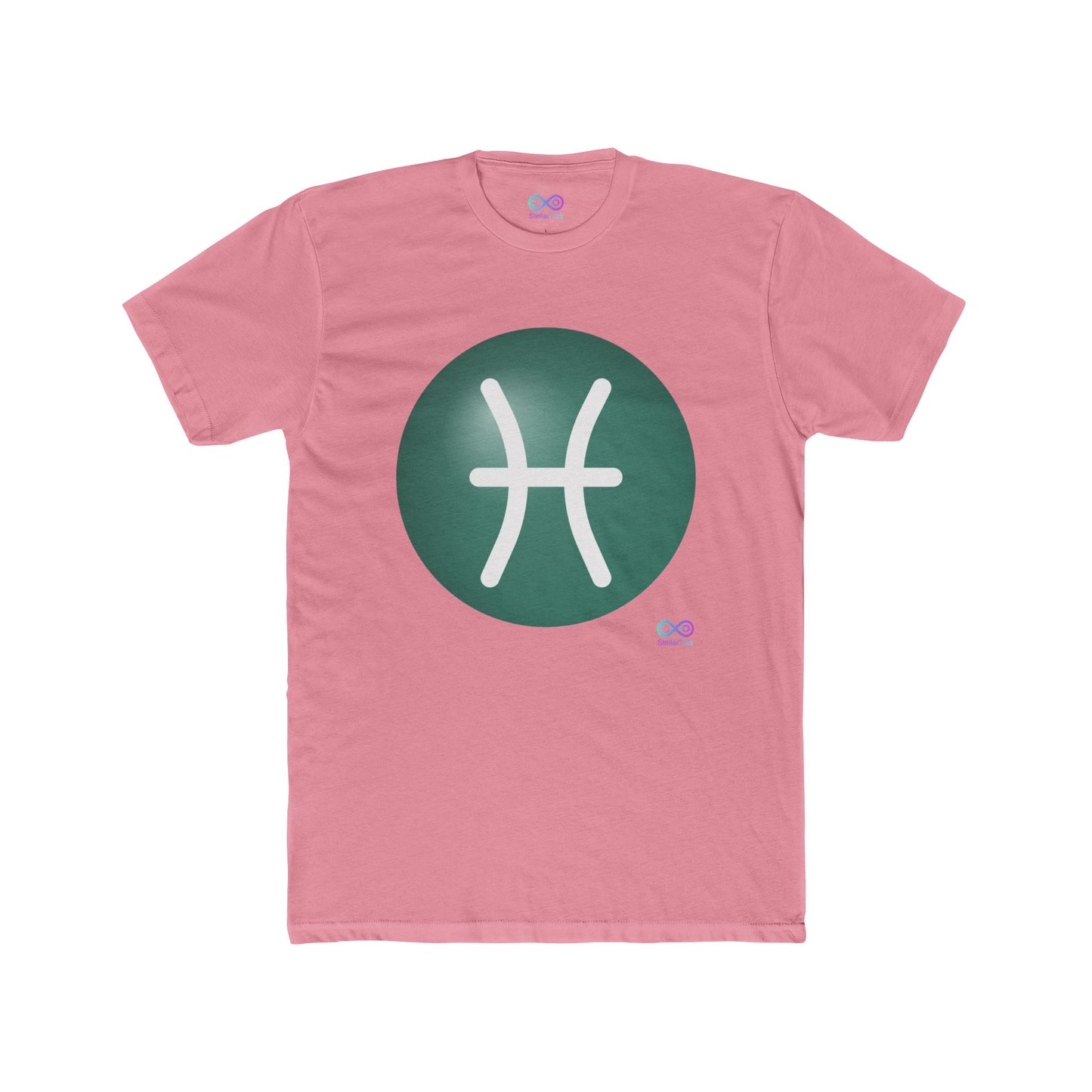 Men's Pisces Zodiac Symbol Tee