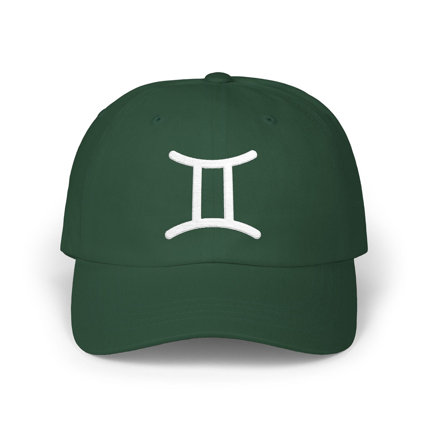 Gemini Zodiac Hat — White Glyph