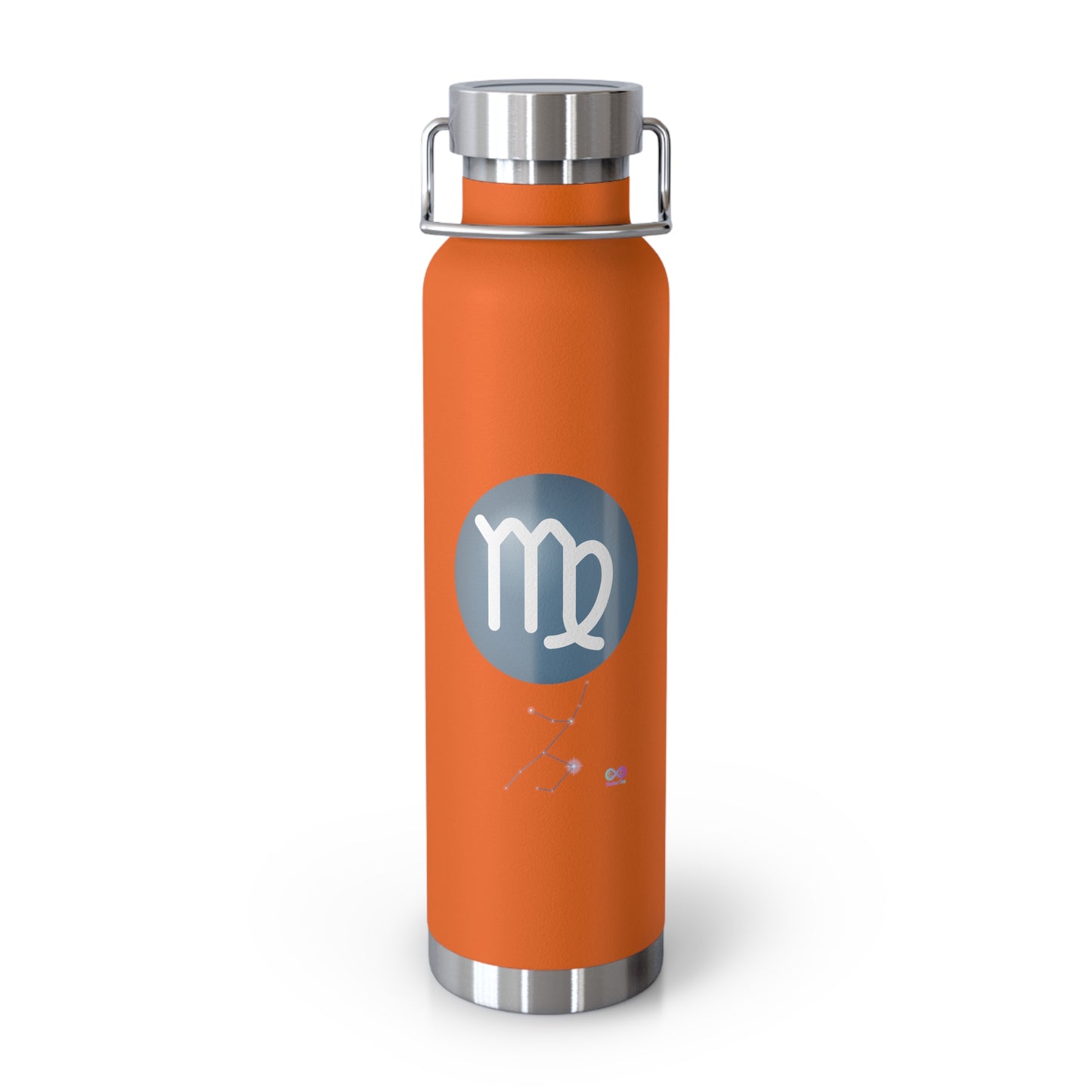 Virgo Zodiac Insulated Water Bottle — 22oz Copper Vacuum Flask