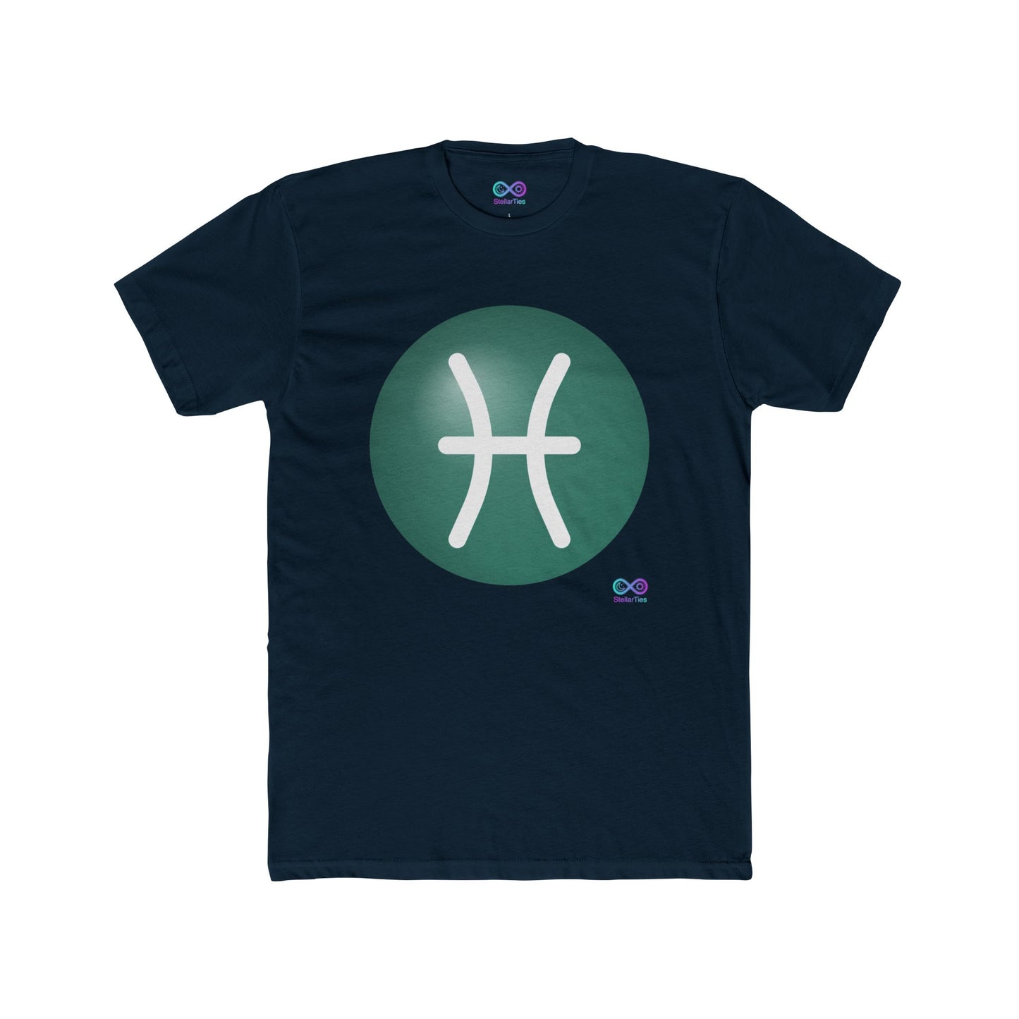 Men's Pisces Zodiac Symbol Tee