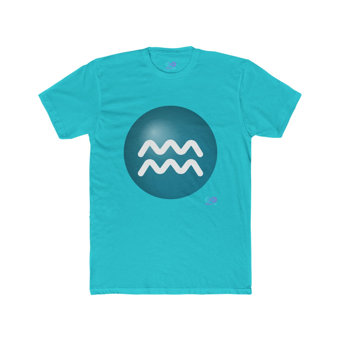 Men's Aquarius Zodiac Symbol Tee