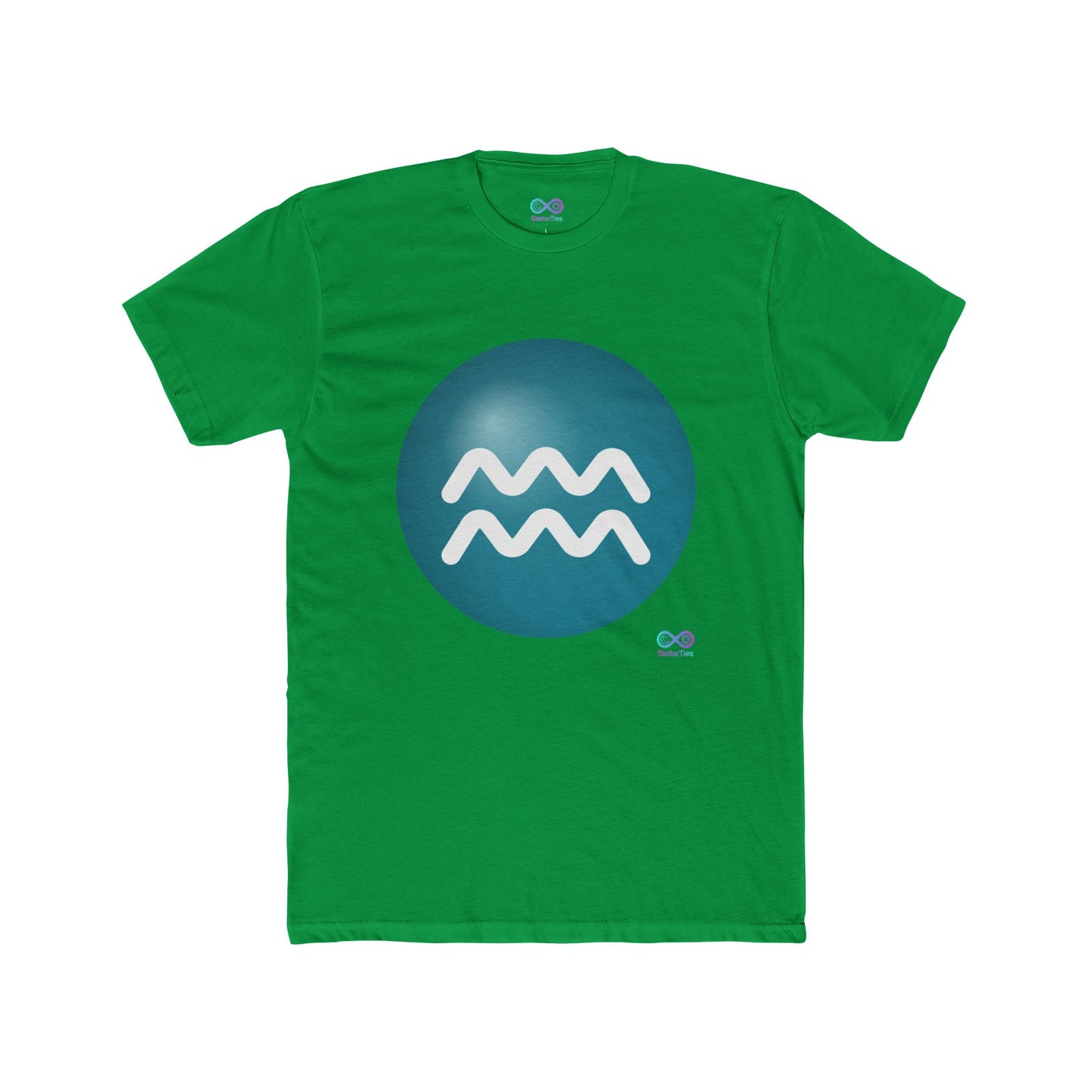 Men's Aquarius Zodiac Symbol Tee