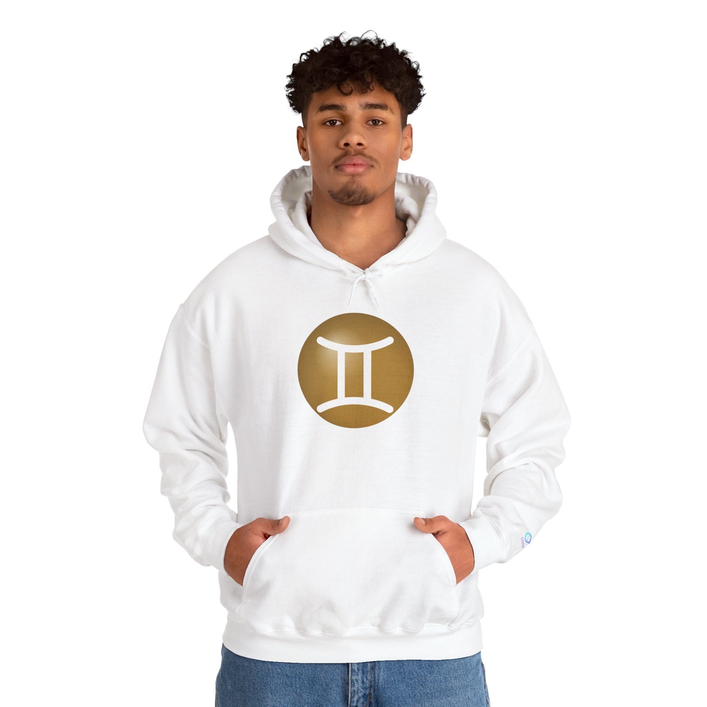 Unisex Gemini Zodiac Hoodie — Astrology Symbol Sweatshirt