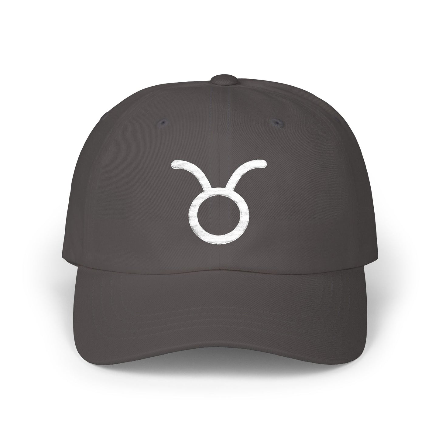 Taurus Zodiac Hat — White Glyph