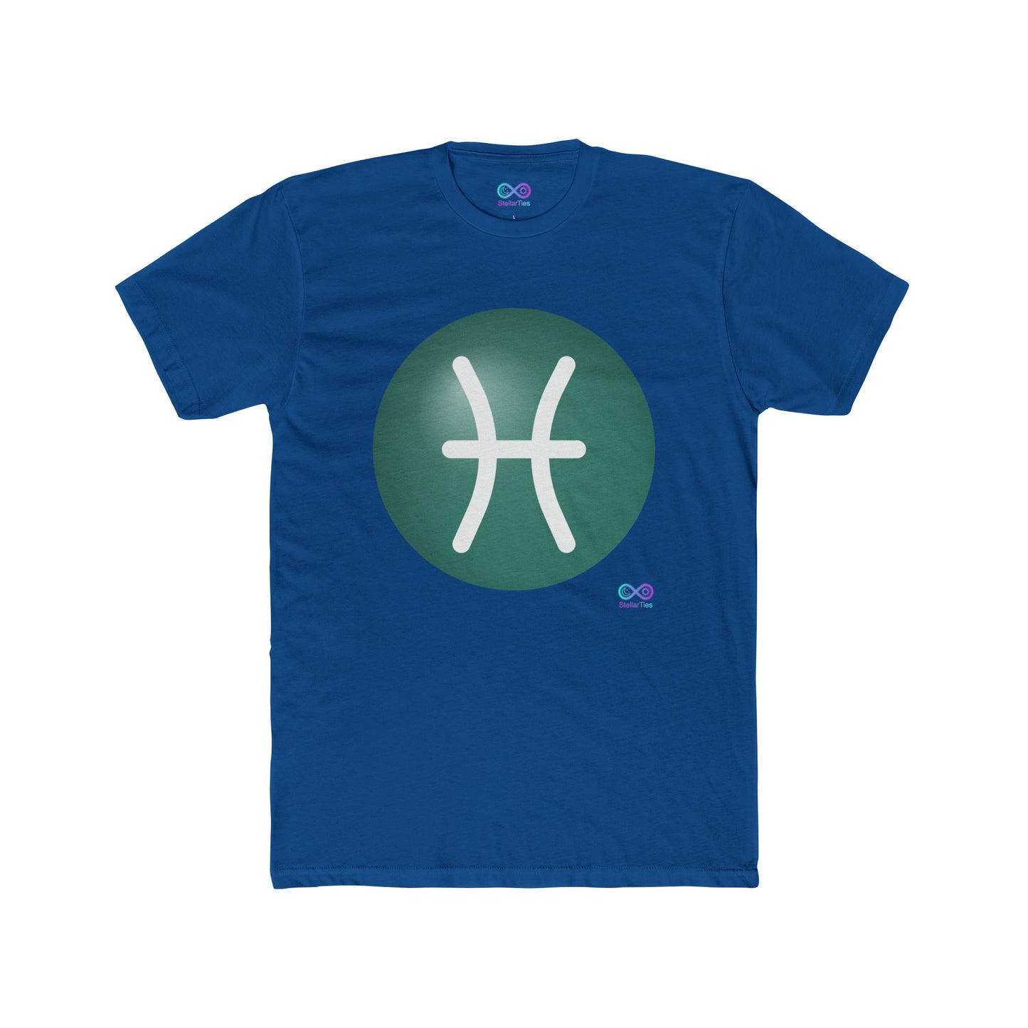 Men's Pisces Zodiac Symbol Tee