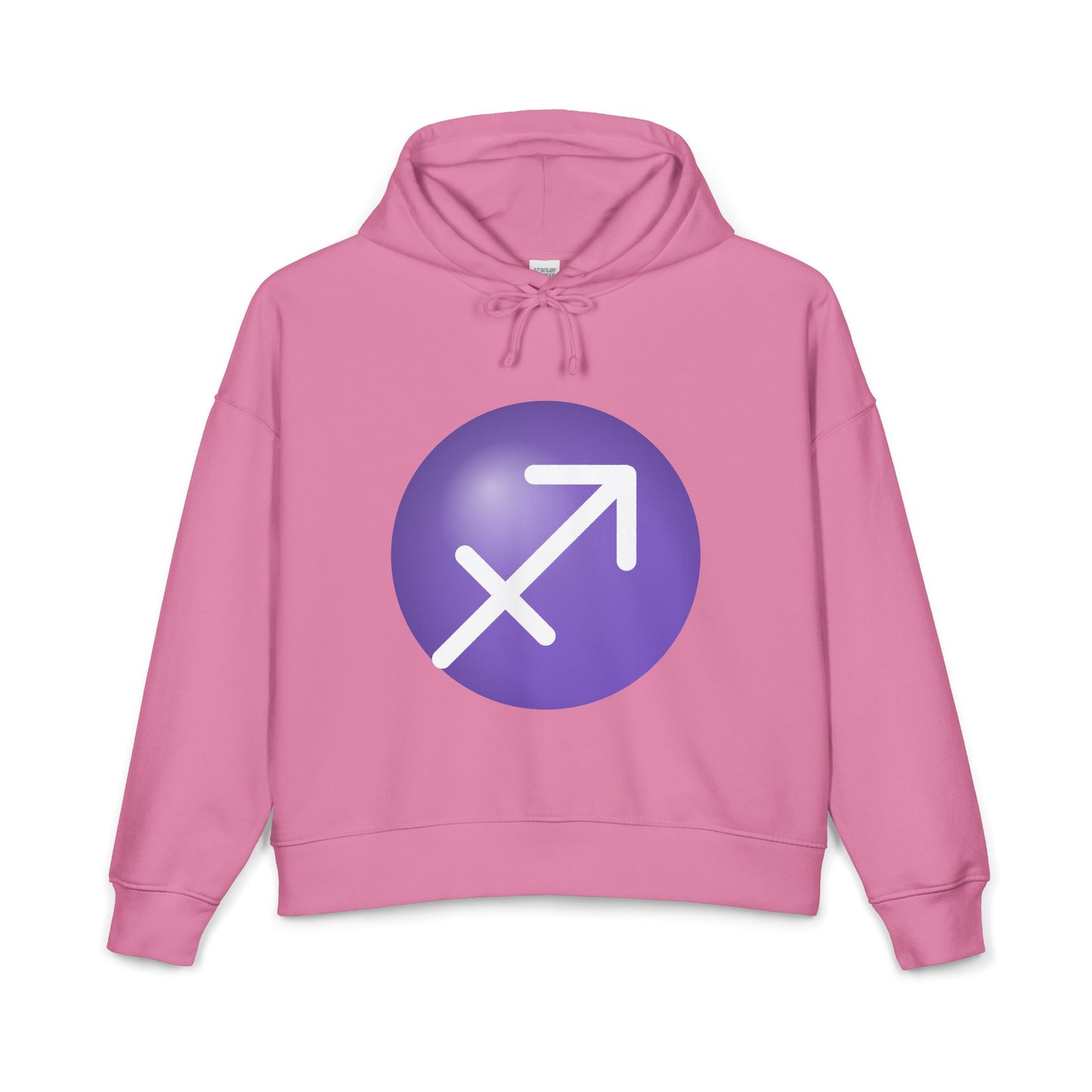 Women's Sagittarius Zodiac Hoodie — Astrology Glyph Sweatshirt