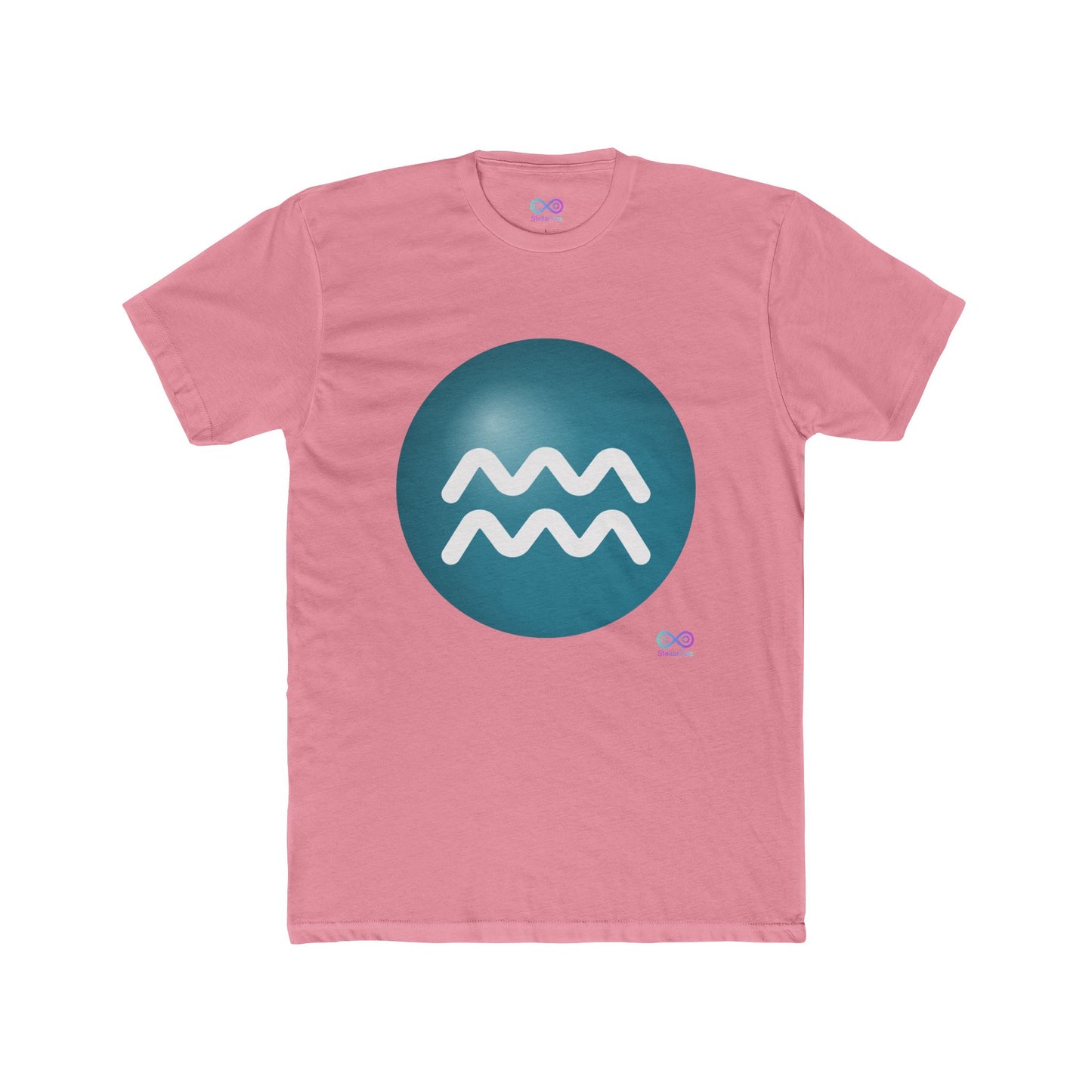 Men's Aquarius Zodiac Symbol Tee