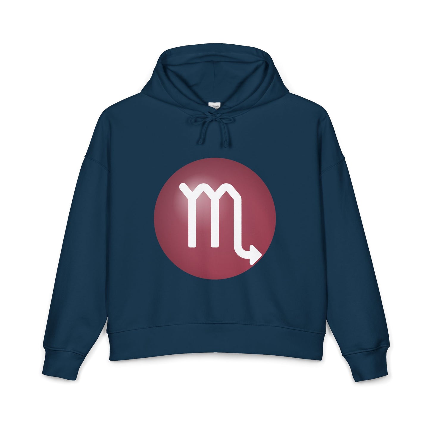 Women's Scorpio Glyph Organic Hoodie — Zodiac Astrology Sweatshirt