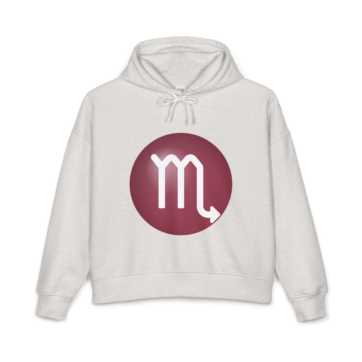Women's Scorpio Glyph Organic Hoodie — Zodiac Astrology Sweatshirt