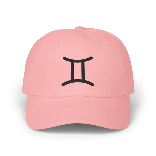 Gemini Zodiac Hat — Black Glyph
