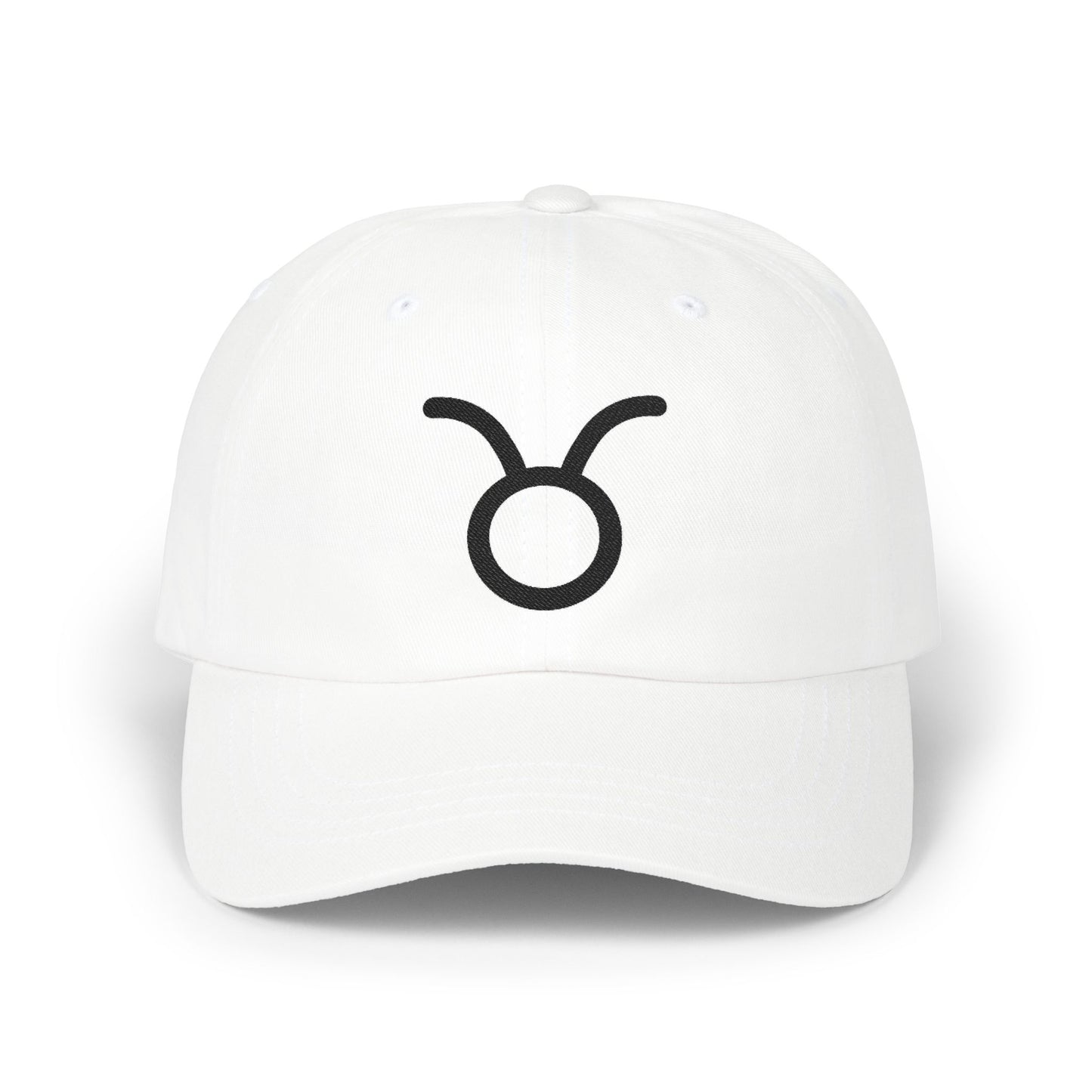 Taurus Zodiac Hat — Black Glyph