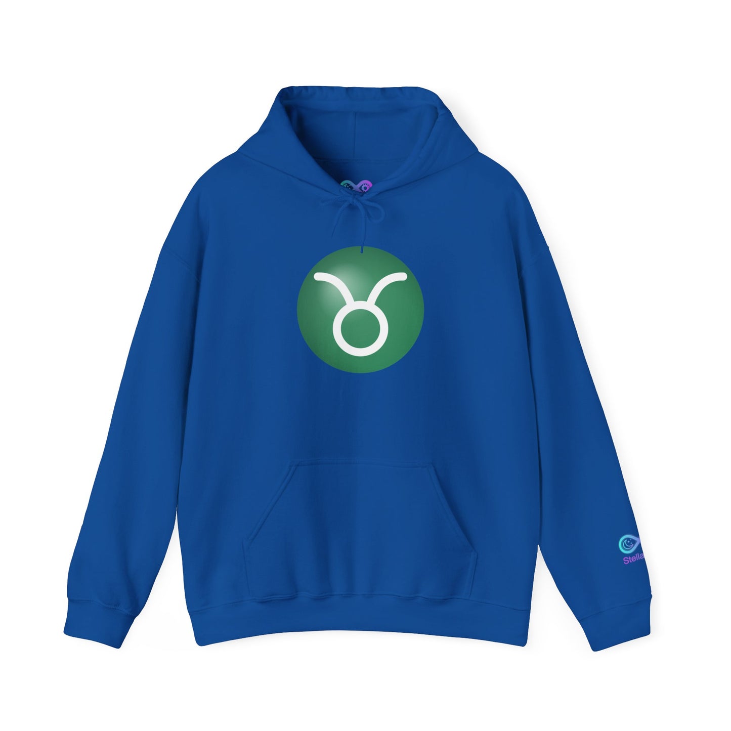 Unisex Taurus Zodiac Hoodie —  Astrology Glyph Sweatshirt