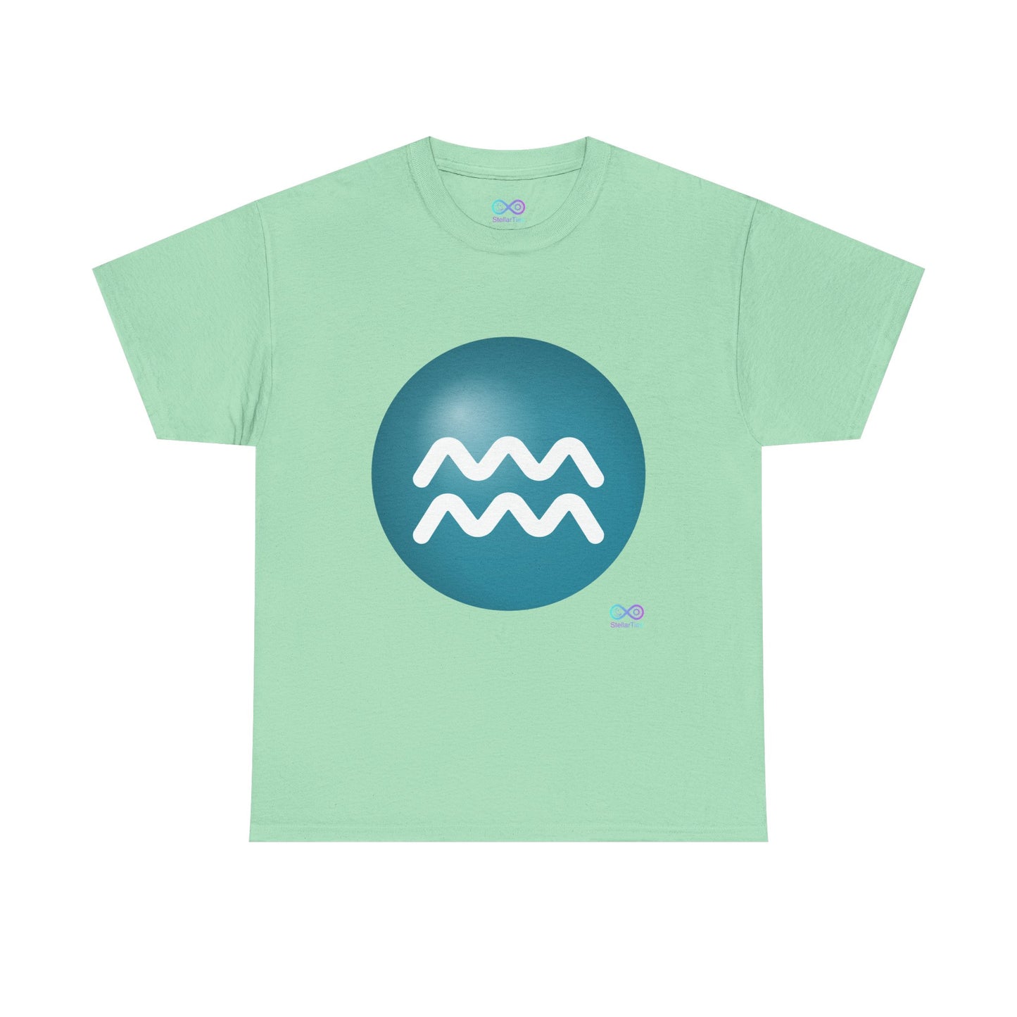 Women's Aquarius Zodiac Symbol Tee