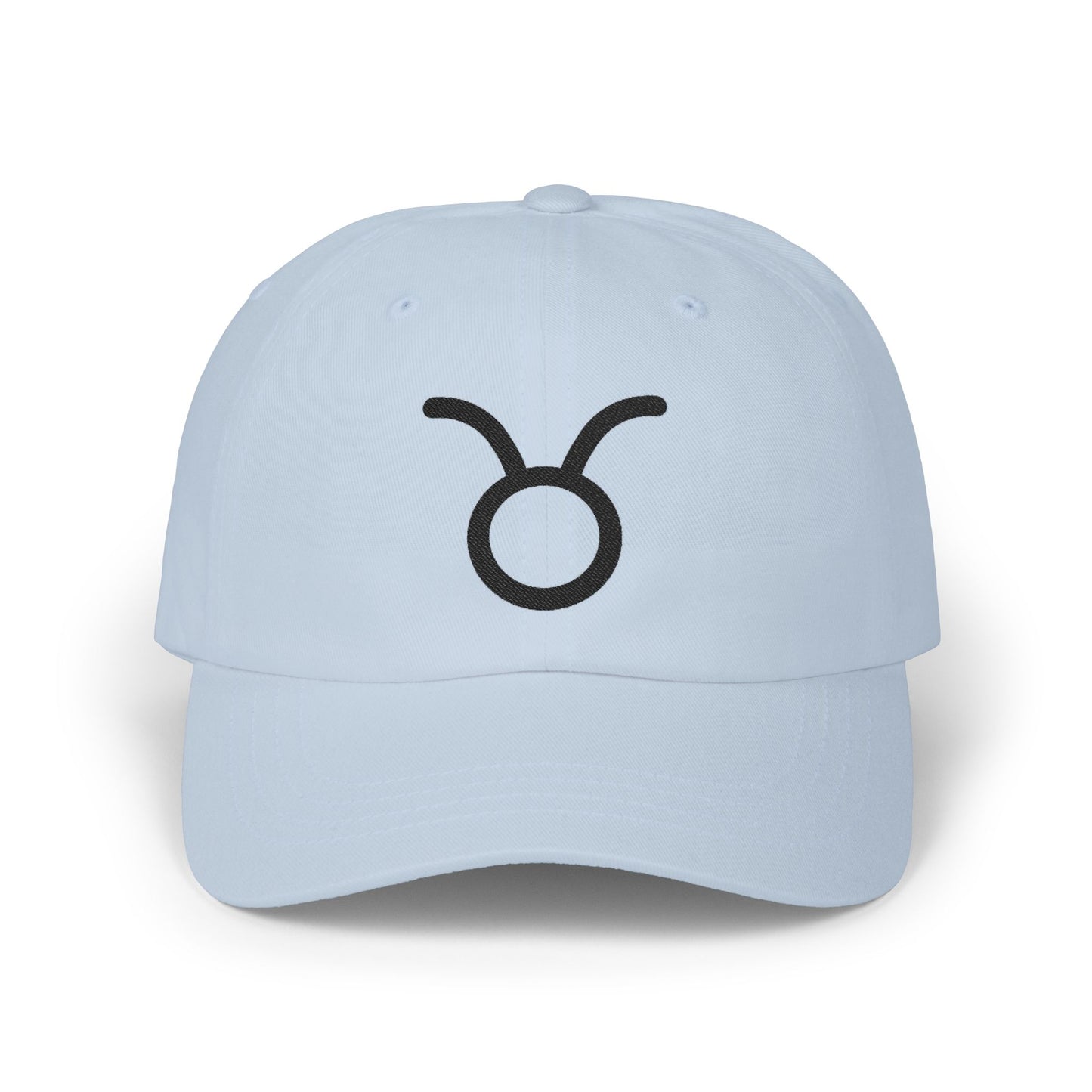 Taurus Zodiac Hat — Black Glyph