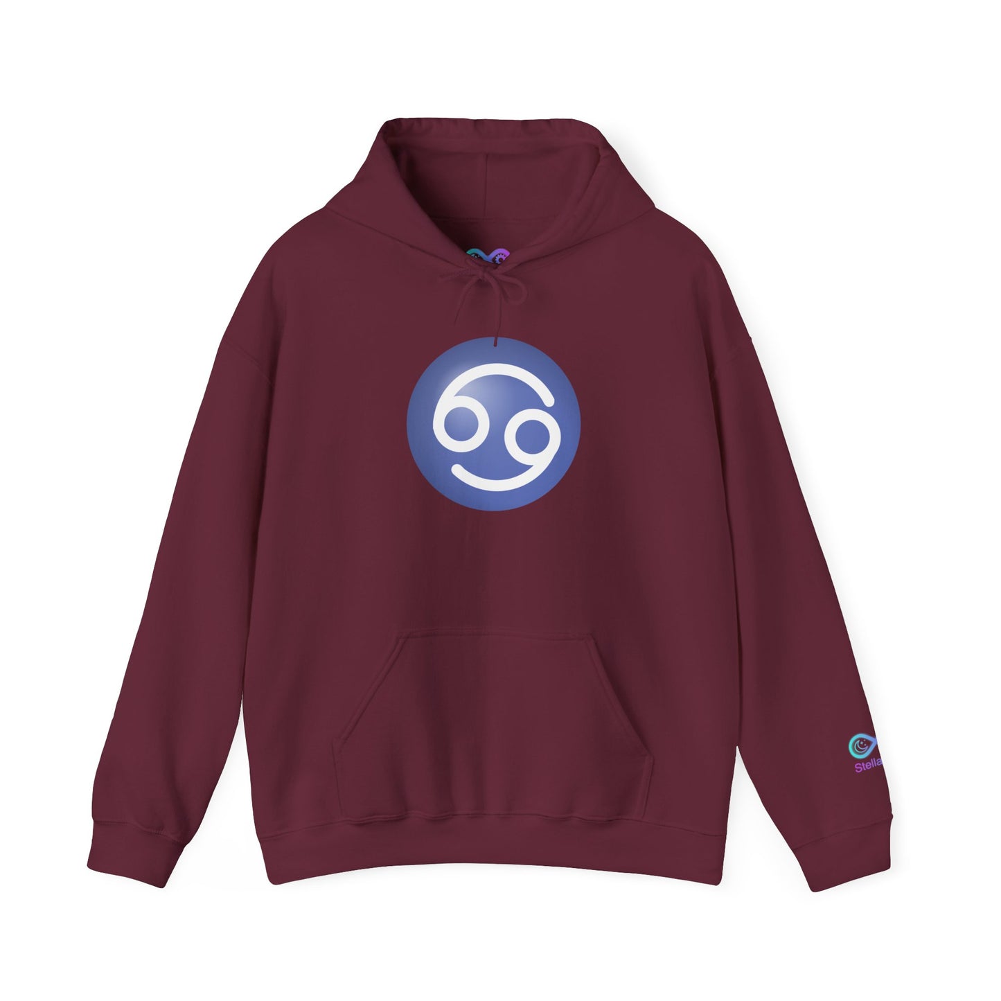 Unisex Cancer Zodiac Hoodie —  Astrology Glyph Sweatshirt