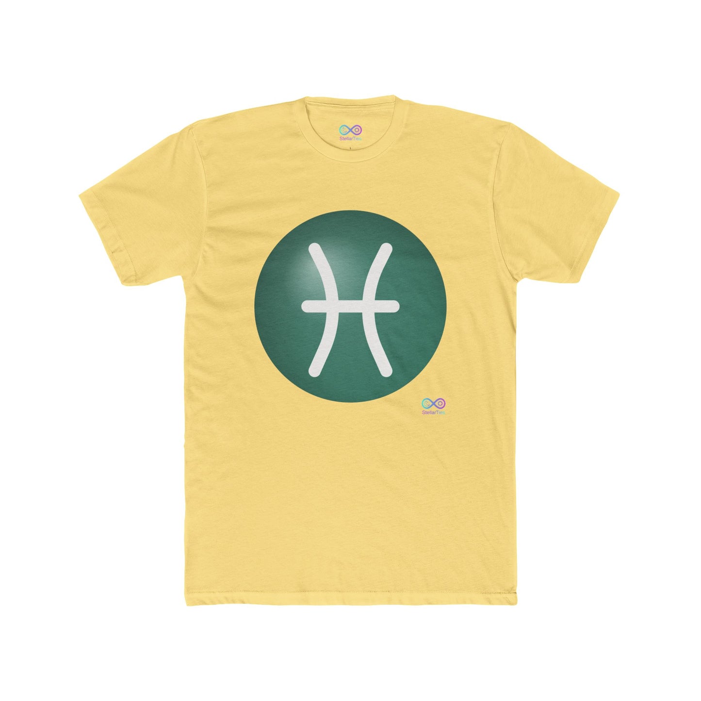 Men's Pisces Zodiac Symbol Tee
