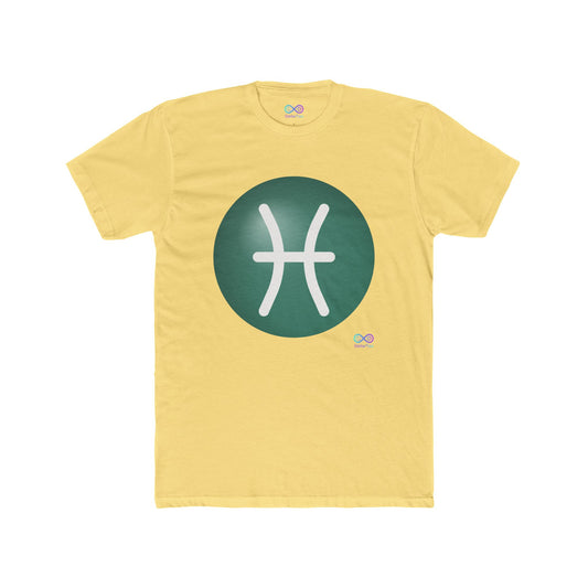 Men's Pisces Zodiac Symbol Tee