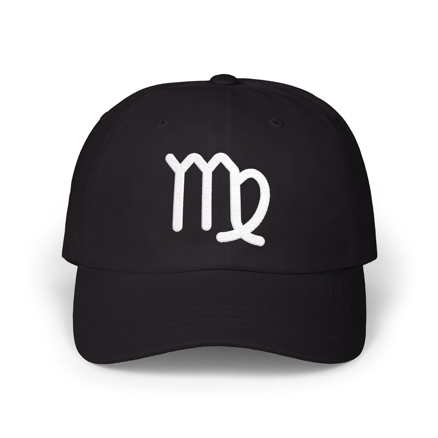 Virgo Zodiac Hat — White Glyph
