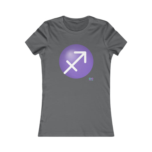 Women's Sagittarius Zodiac Glyph Tee