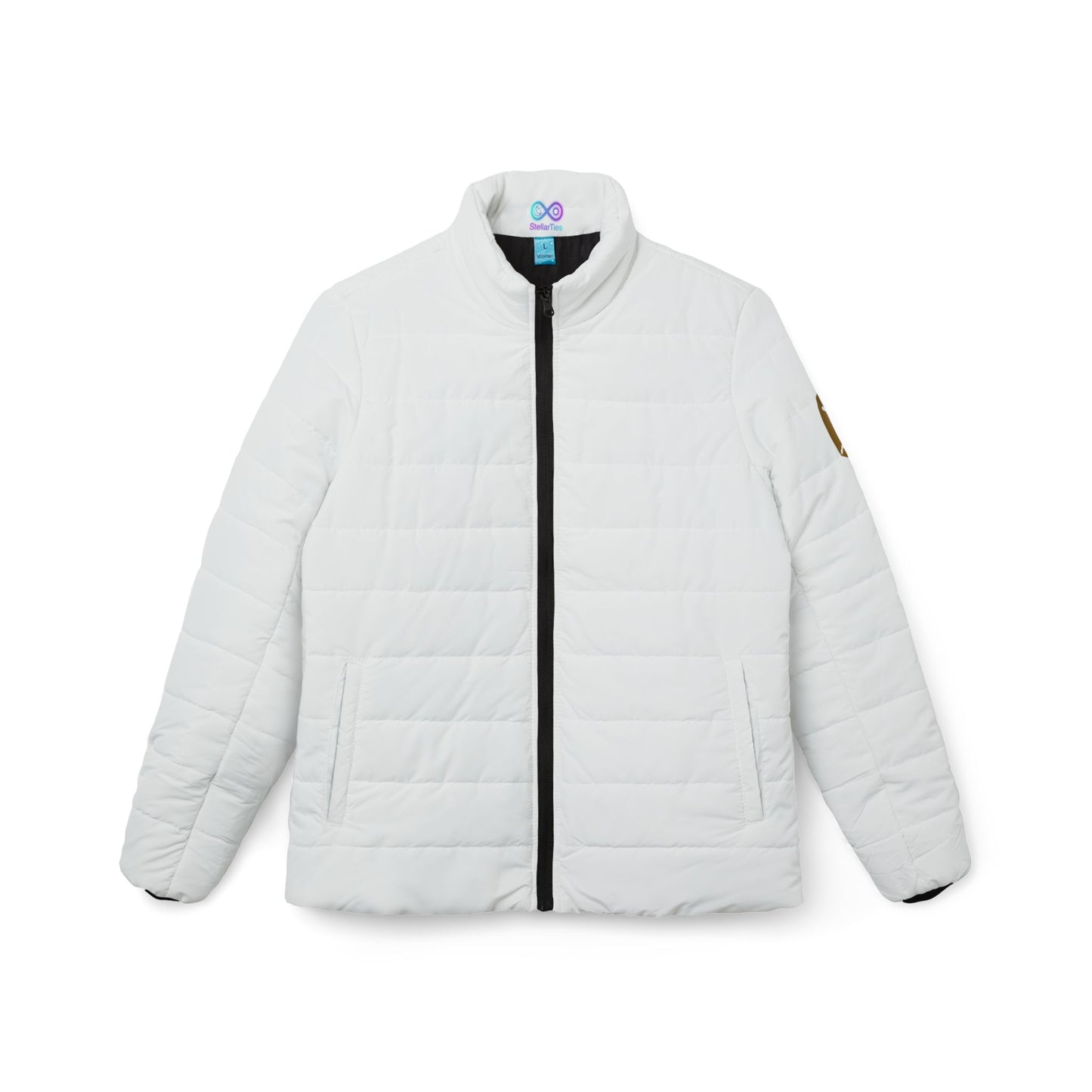 Women's Gemini White Quilted Puffer Jacket