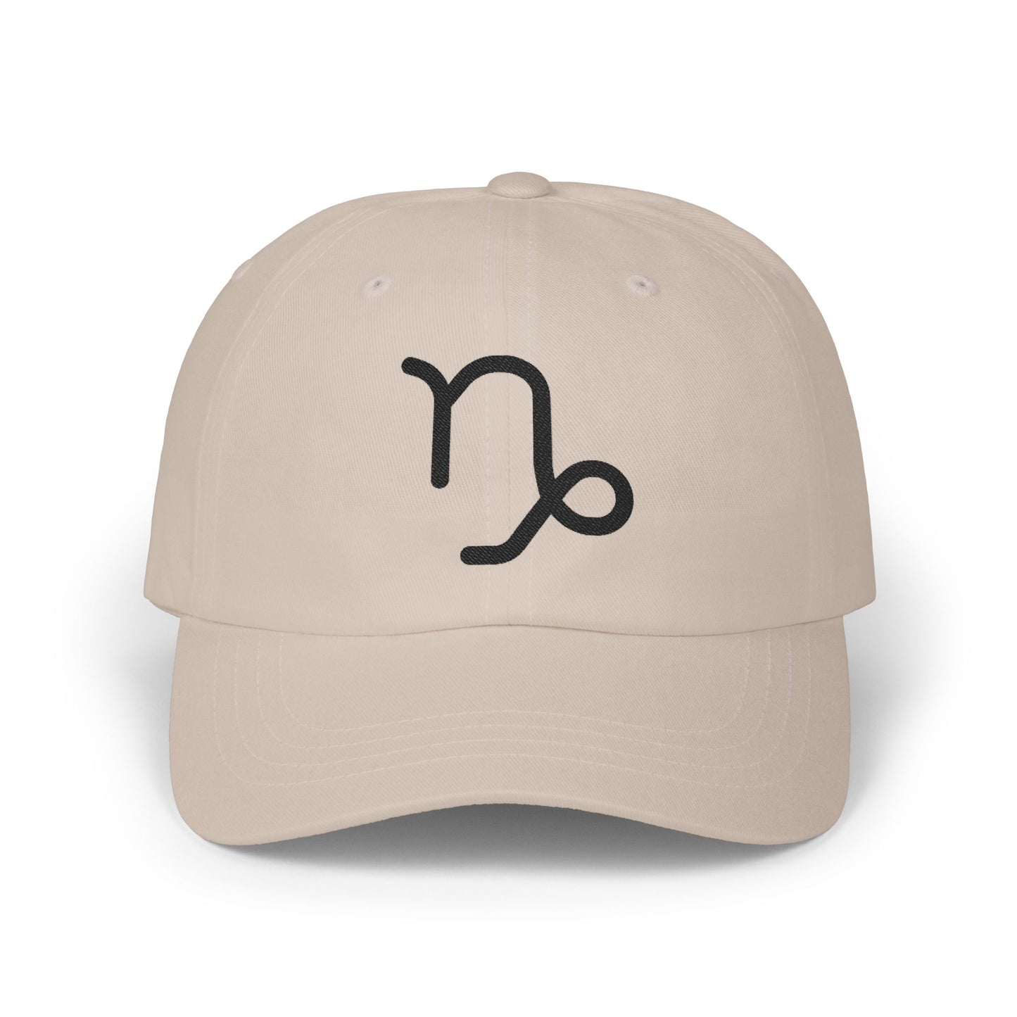 Capricorn Zodiac Hat — Black Glyph