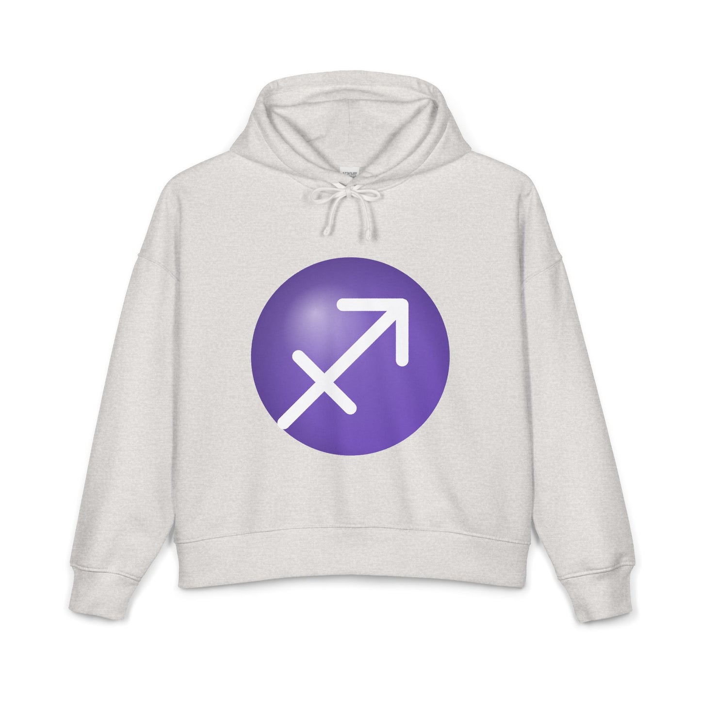 Women's Sagittarius Zodiac Hoodie — Astrology Glyph Sweatshirt