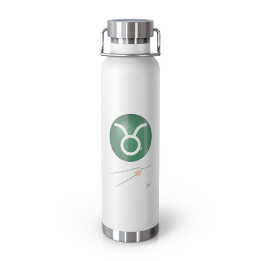 Taurus Zodiac 22oz Vacuum Bottle — Insulated Copper Stainless Water Flask