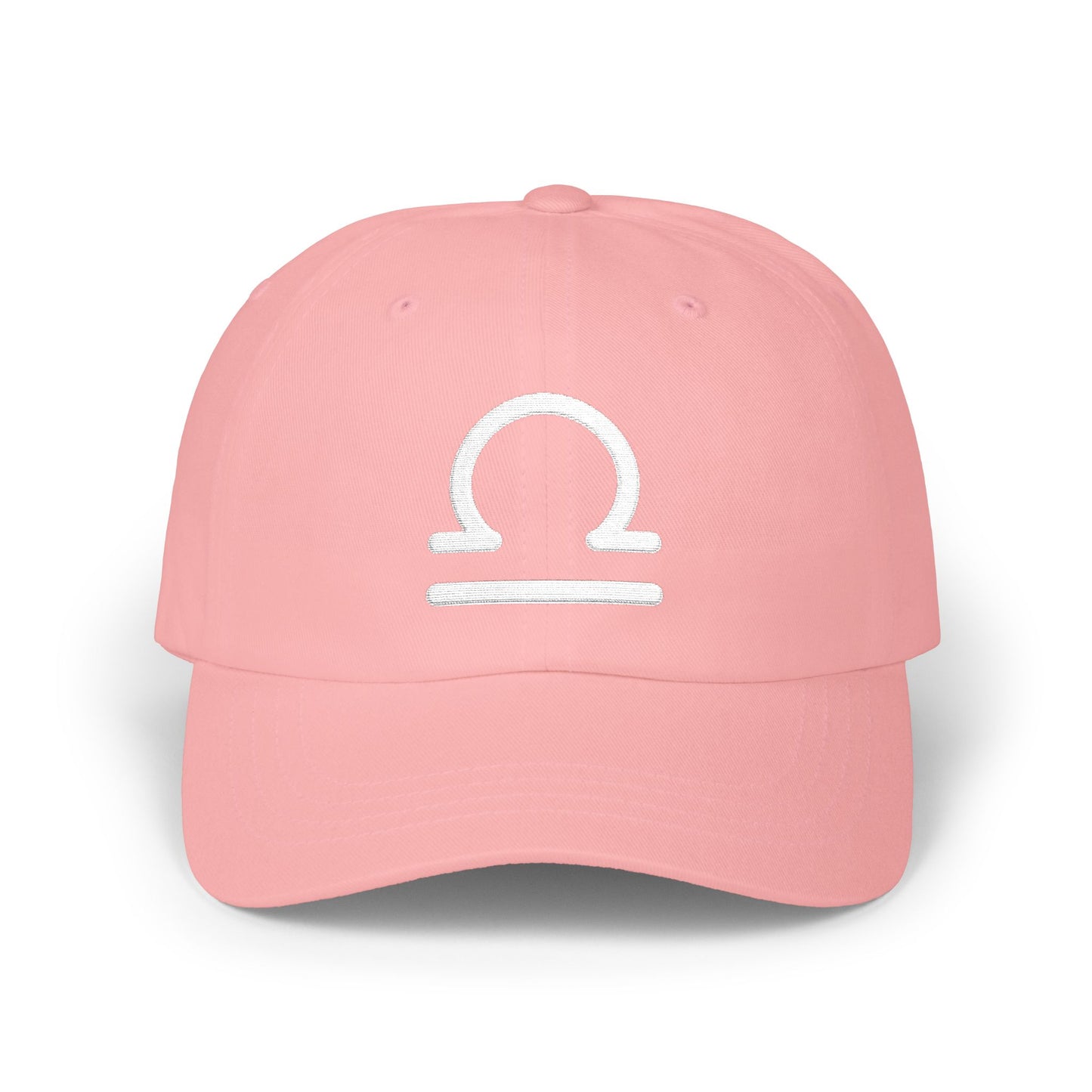 Libra Zodiac Hat — White Glyph